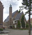 Pastorie, Archimedeslaan, links Galileïplantsoen.
<br/>
Corrie Groen- Pickhard, 2015-08-05